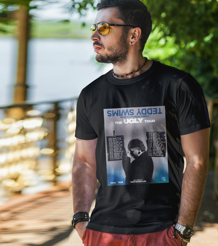 Teddy Swims The Ugly Tour 2026 Freak Freely Performance Schedule Tour Dates T-Shirt