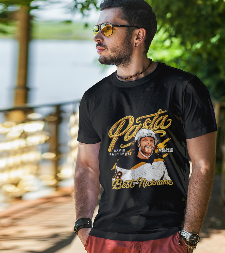Pasta David Pastrnak Boston Best Nickname Player Profile T-Shirt