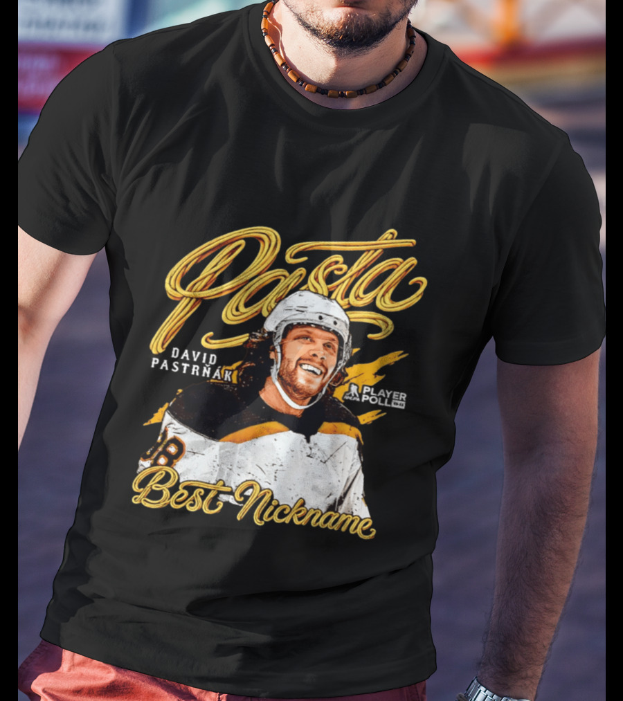 Pasta David Pastrnak Boston Best Nickname Player Profile T-Shirt