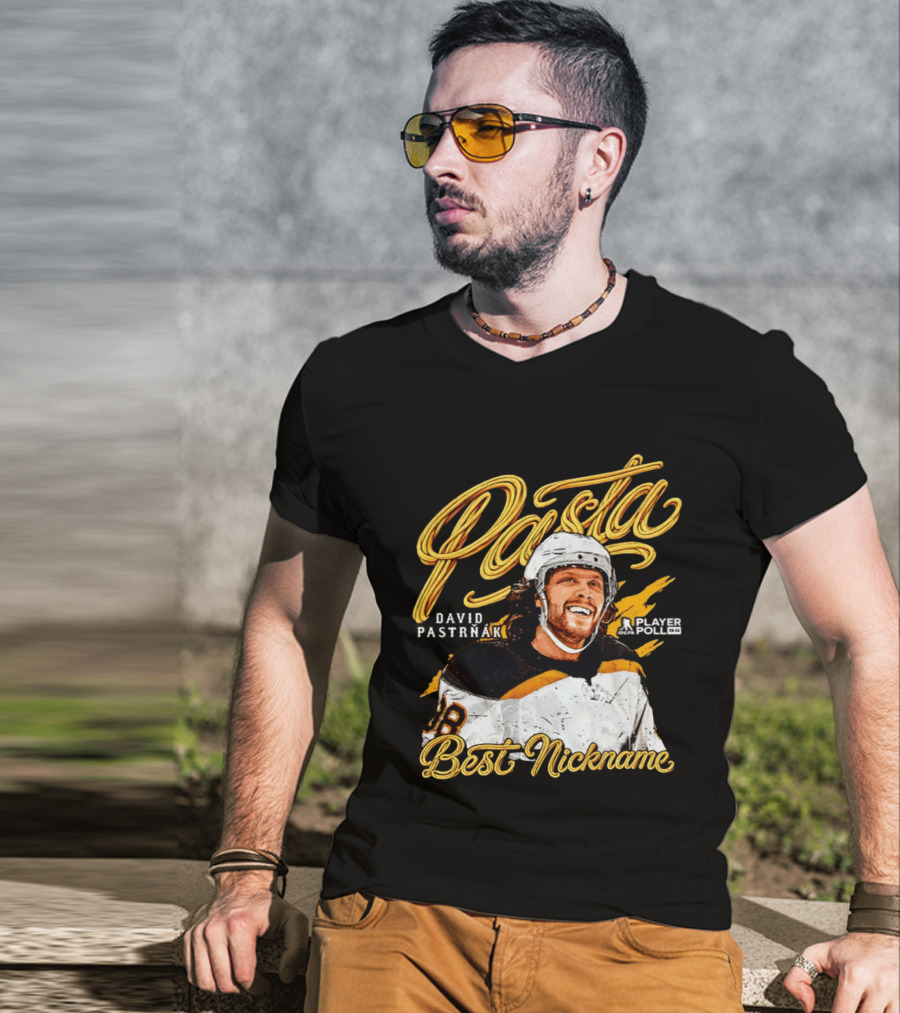 Pasta David Pastrnak Boston Best Nickname Player Profile T-Shirt