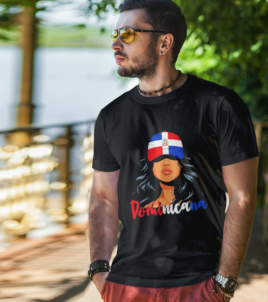Dominicana Pride Dominican Republic Flag Latina Woman Hat T-Shirt