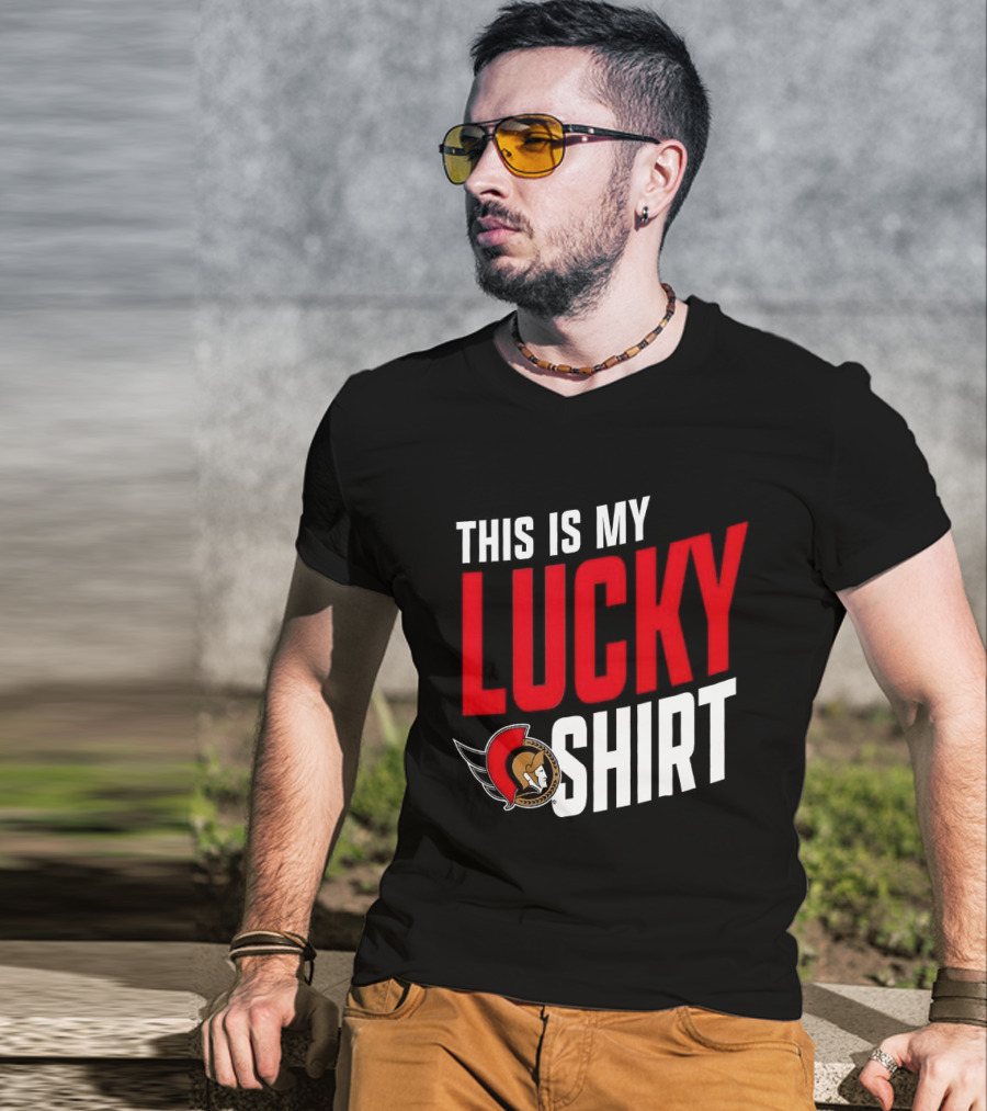 Ottawa Senators NHL This Is My Lucky T-Shirt