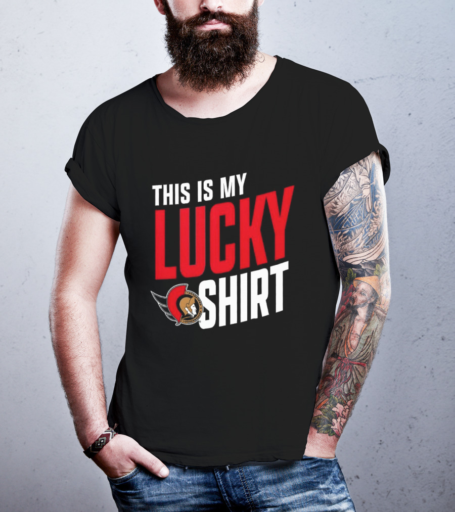 Ottawa Senators NHL This Is My Lucky T-Shirt