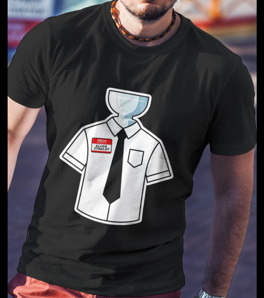 Elder Stanley Cup NHL 2026 Trophy Hello My Name Is Sticker T-Shirt