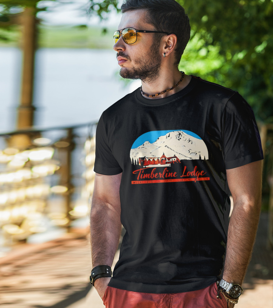 Timberline Lodge Mount Hood Ski Mountain Retreat Oregon T-Shirt
