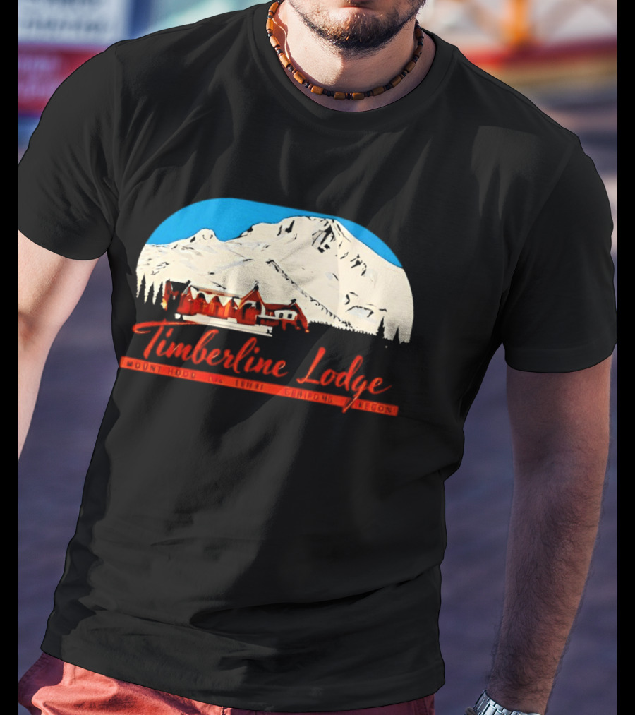 Timberline Lodge Mount Hood Ski Mountain Retreat Oregon T-Shirt