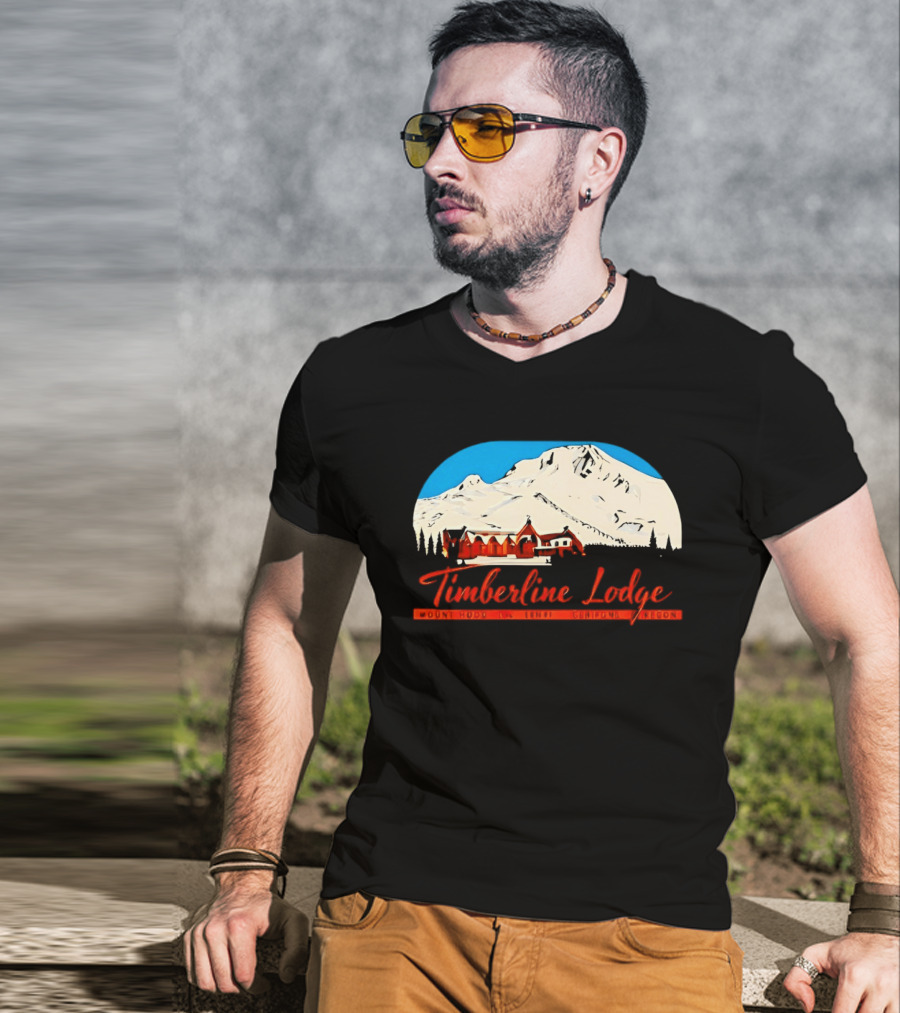 Timberline Lodge Mount Hood Ski Mountain Retreat Oregon T-Shirt