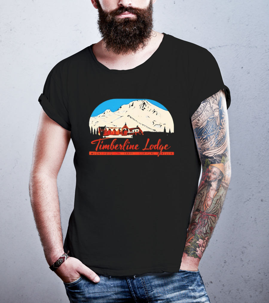 Timberline Lodge Mount Hood Ski Mountain Retreat Oregon T-Shirt