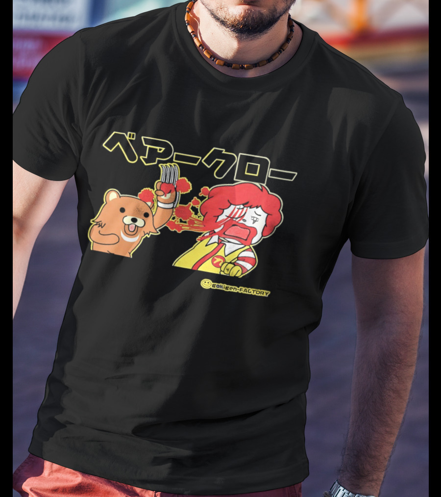 Gokigen Factory Bear Claw Ronald T-Shirt