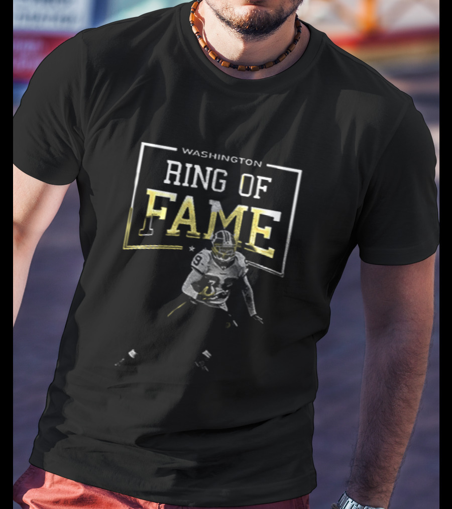 Washington Commanders Ring Of Fame Football Pose T-Shirt