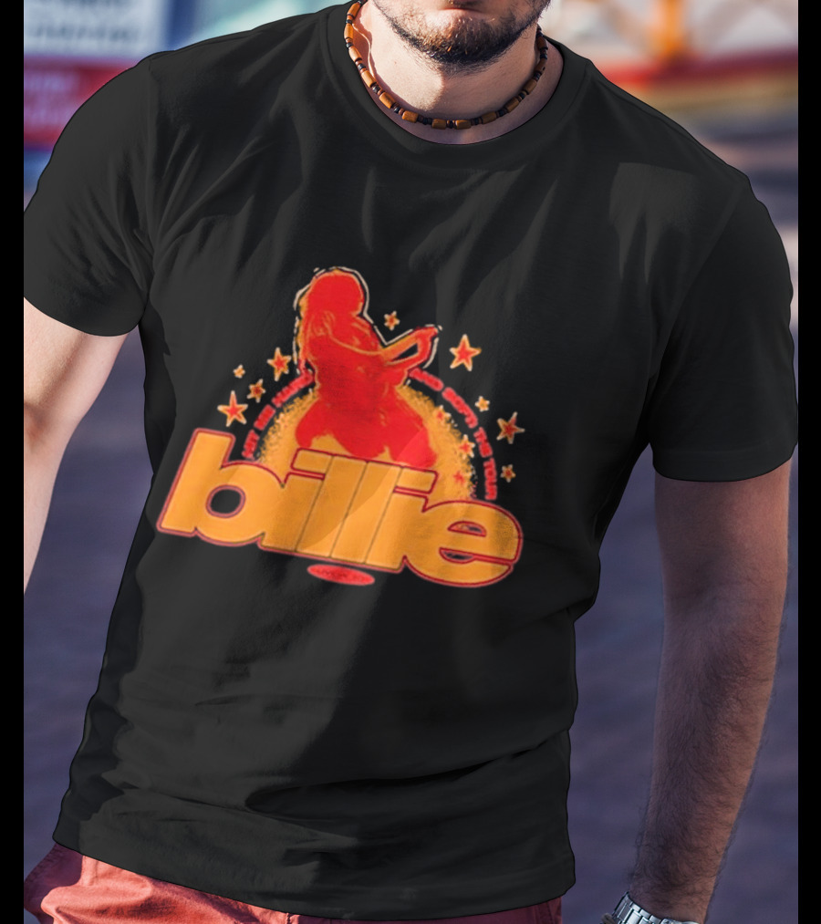 Billie Hit Me Hard And Soft The Tour Guitar Riff Ringer T-Shirt