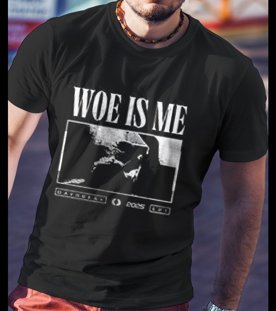Woe Is Me Daybreak LP3 Album Cover T-Shirt