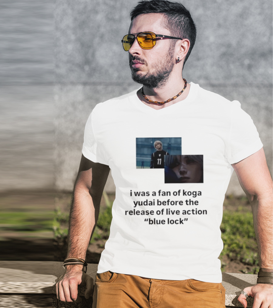 Koga Yudai Before Blue Lock Live Action Release Fan T-Shirt