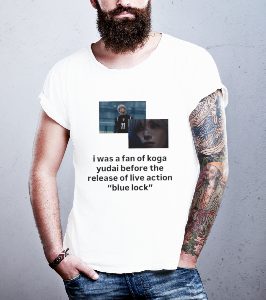 Koga Yudai Before Blue Lock Live Action Release Fan T-Shirt