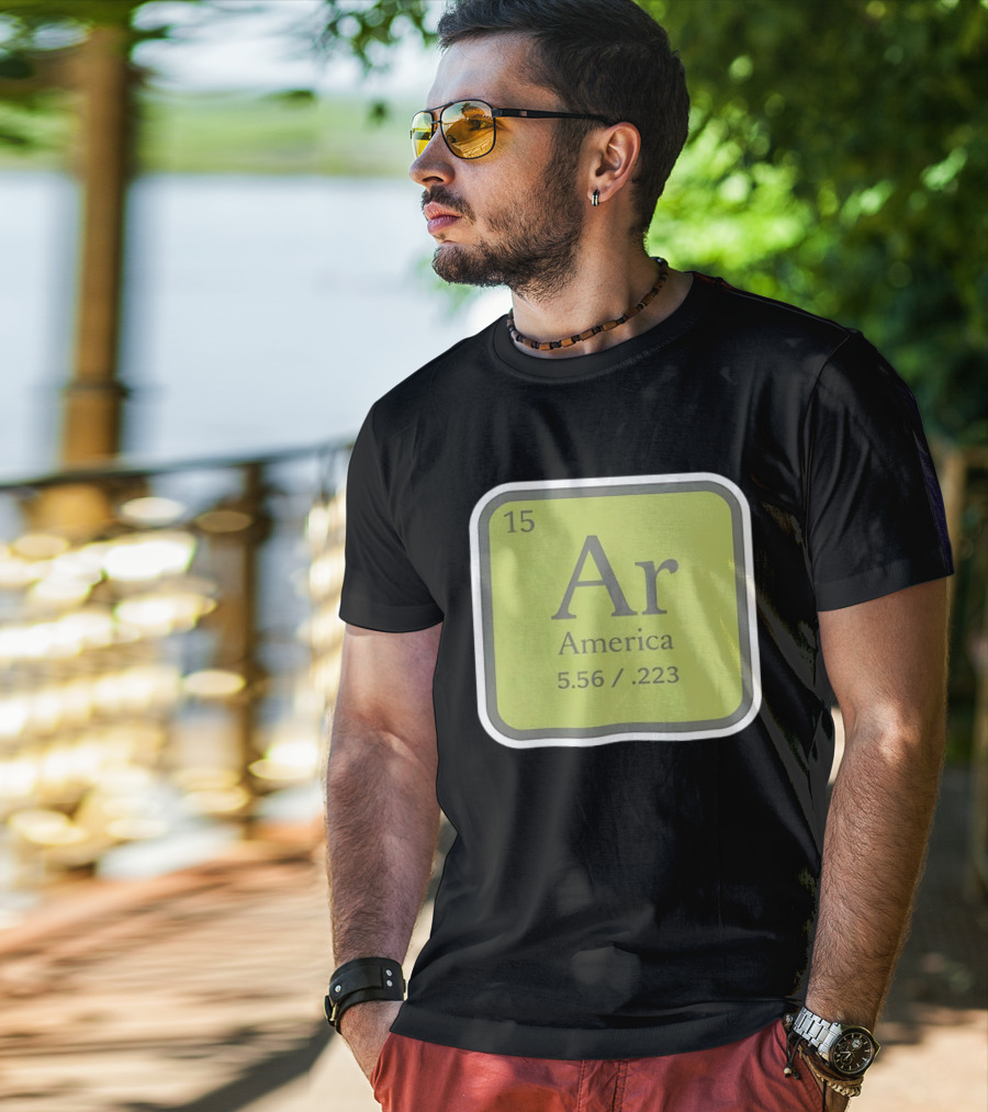 15 Ar America 5.56 .223 Ammo Element T-Shirt