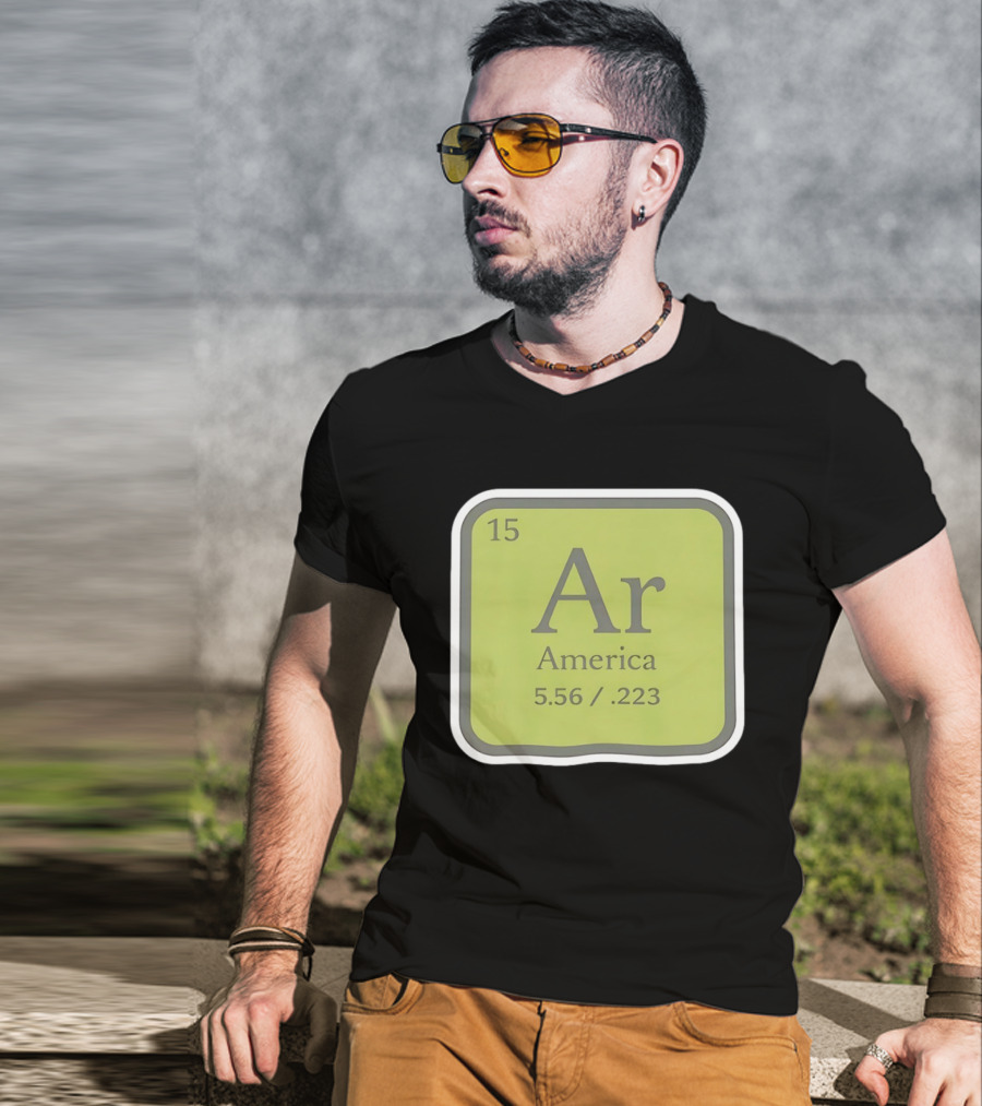 15 Ar America 5.56 .223 Ammo Element T-Shirt