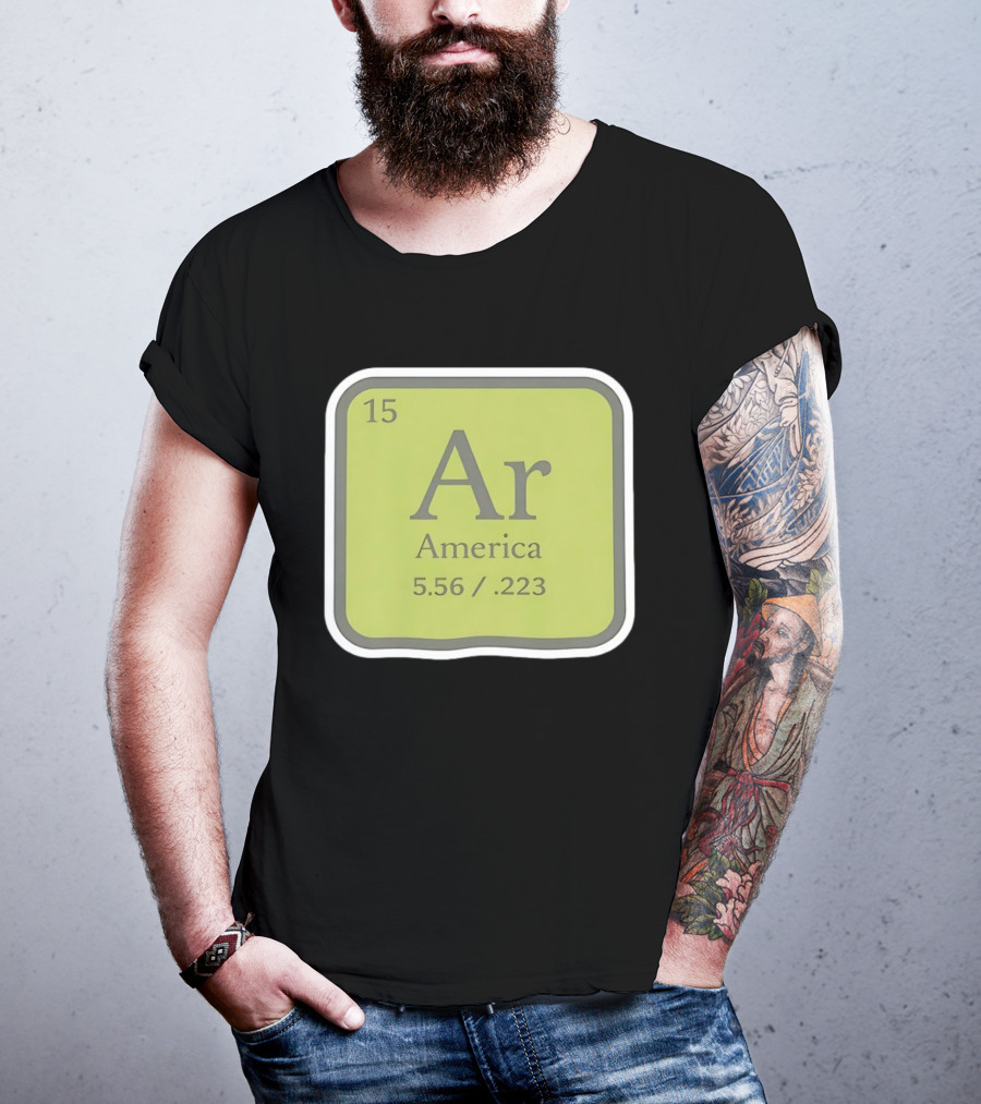 15 Ar America 5.56 .223 Ammo Element T-Shirt