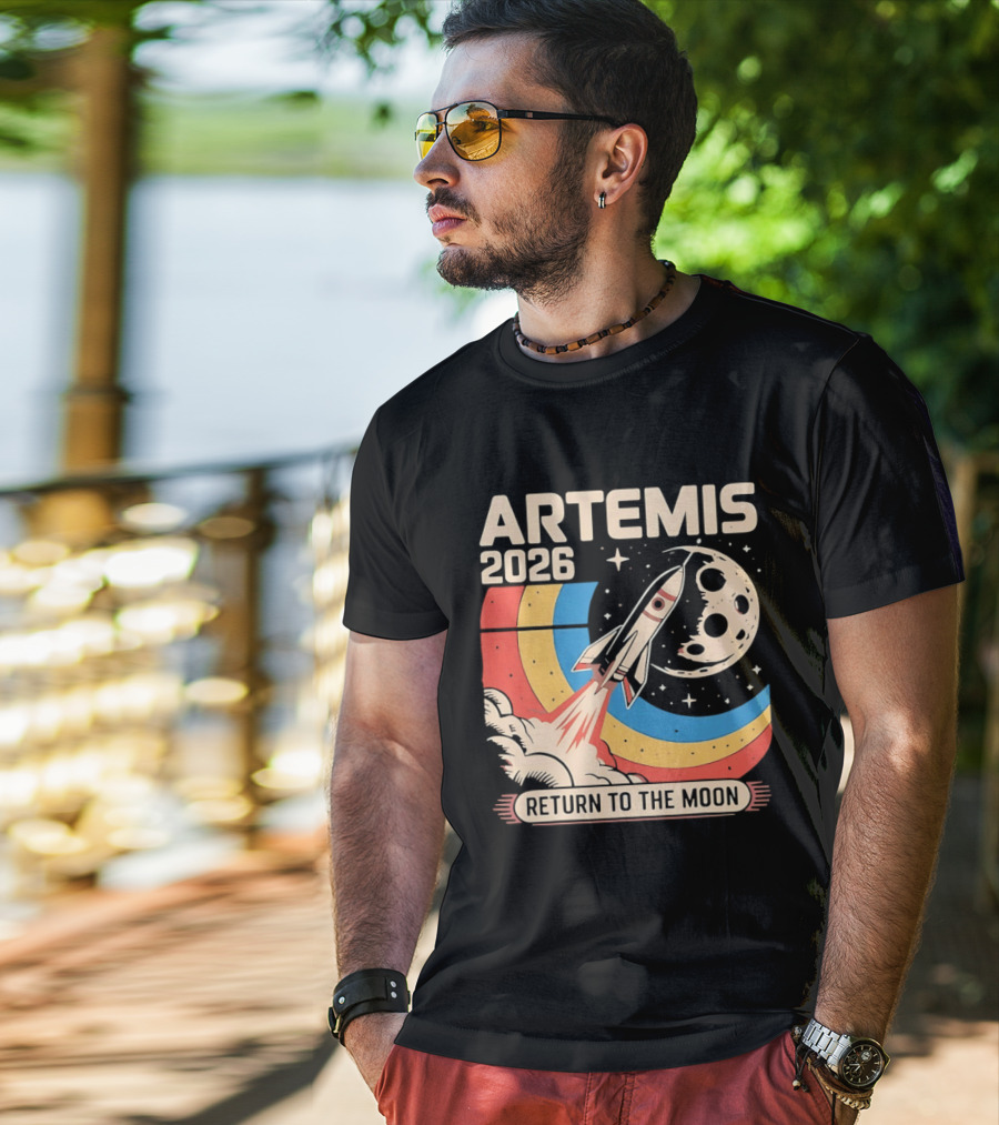 Artemis 2026 Rocket Launch Return To The Moon T-Shirt