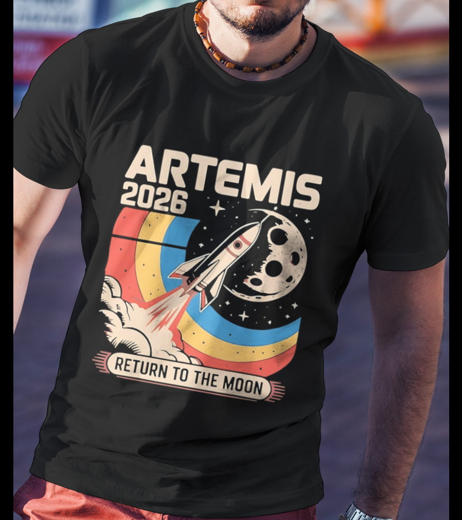 Artemis 2026 Rocket Launch Return To The Moon T-Shirt