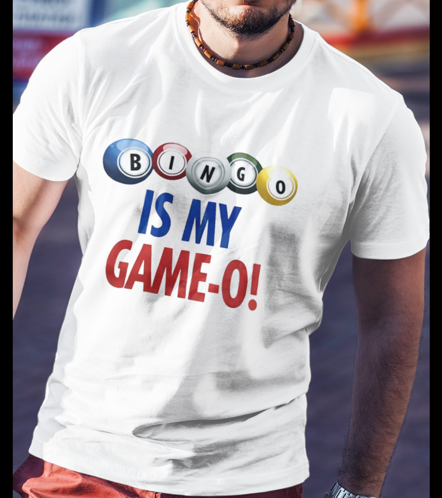 Bingo Is My Game O Billiard Balls Fun Playful T-Shirt