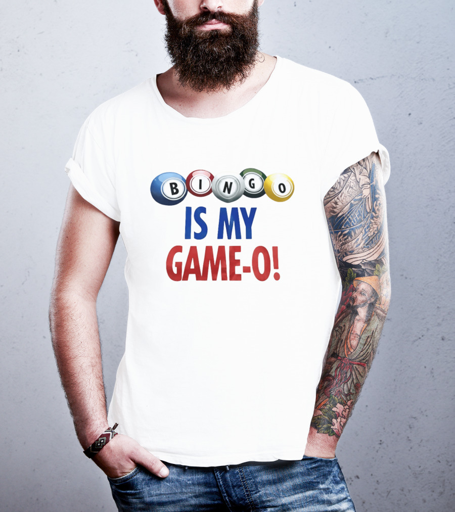 Bingo Is My Game O Billiard Balls Fun Playful T-Shirt