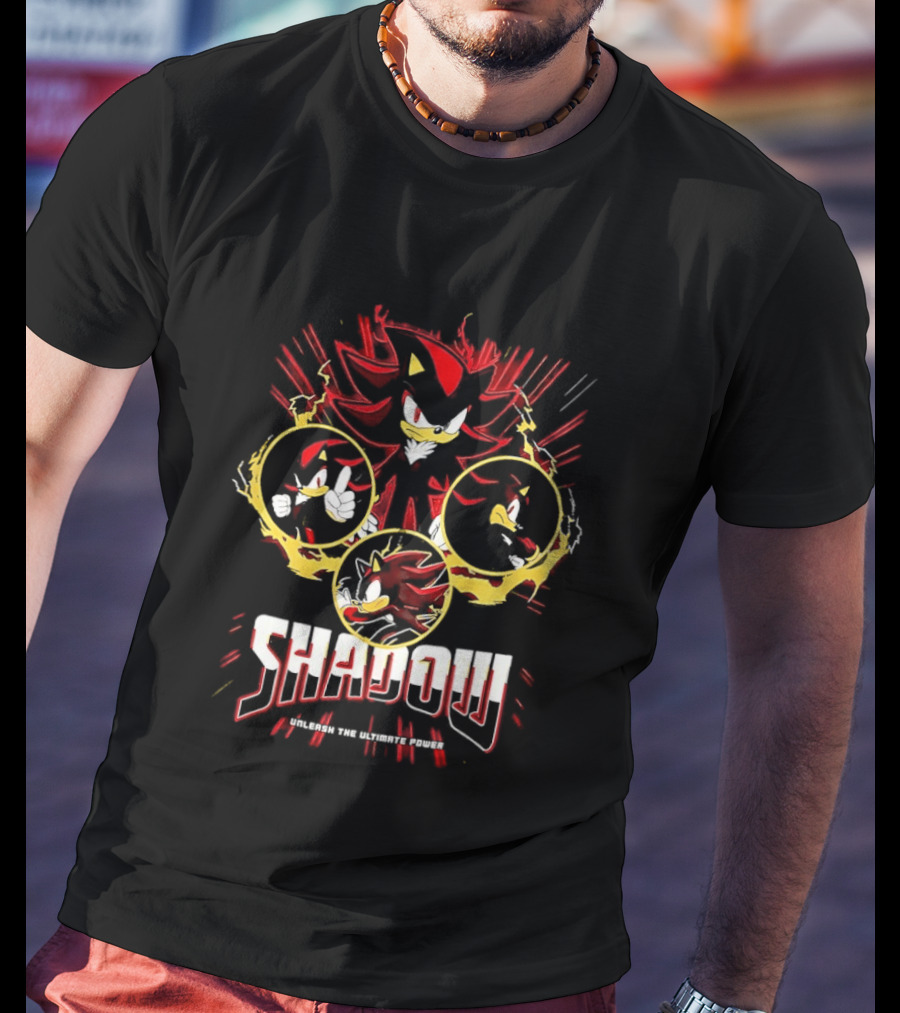 Shadow The Hedgehog Unleash The Ultimate Power T-Shirt