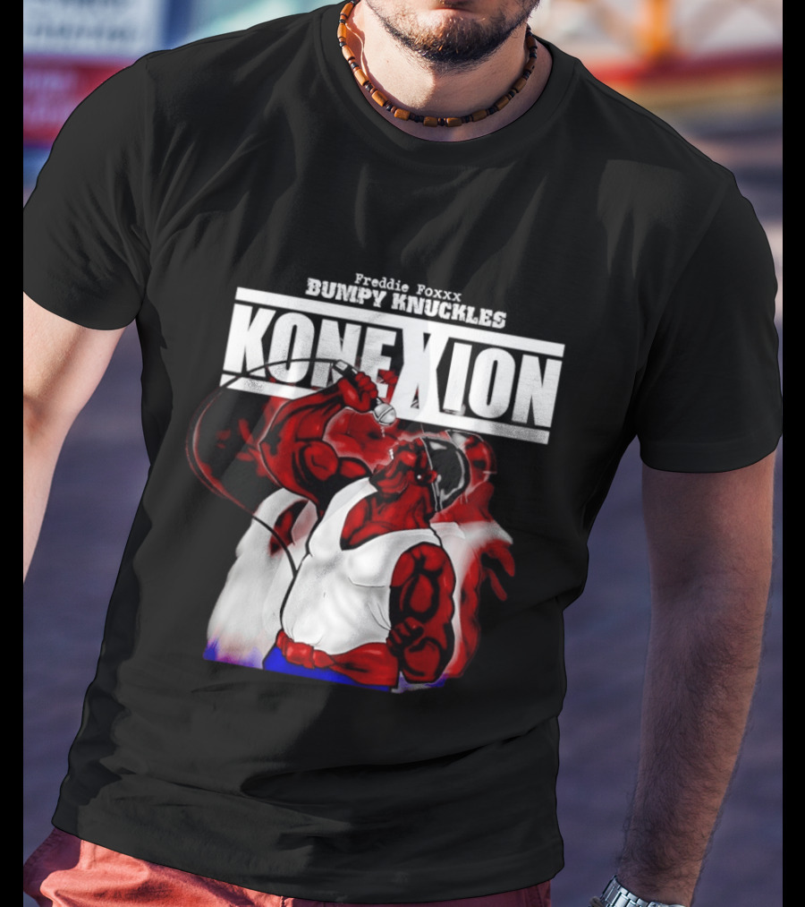 Freddie Foxxx Bumpy Knuckles Hip Hop Konexion Microphone Power T-Shirt