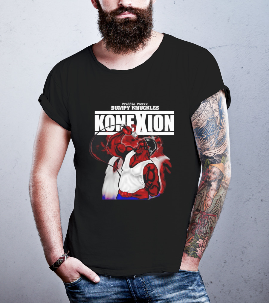 Freddie Foxxx Bumpy Knuckles Hip Hop Konexion Microphone Power T-Shirt