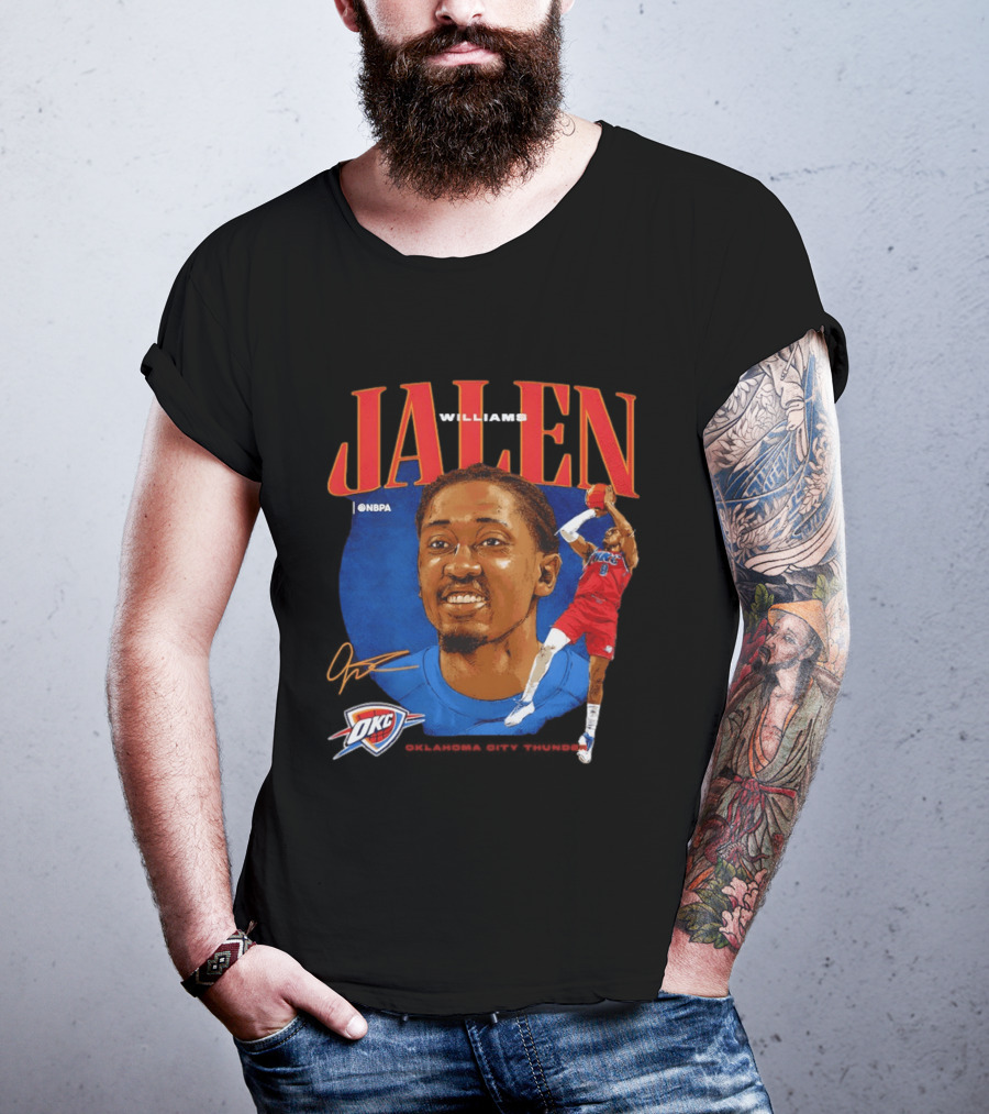 Jalen Williams Oklahoma City Thunder NBA OKC T-Shirt