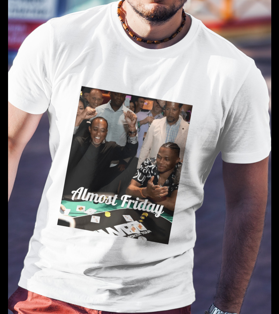 Tiger Woods World Poker Tour Almost Friday Celebration T-Shirt