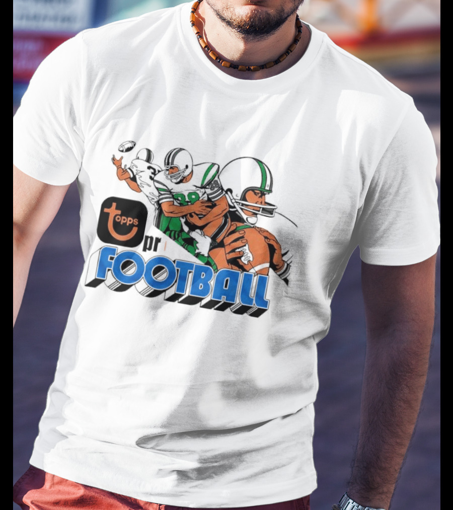 Topps Pro Football 3D 1981 Classic Vintage NFL Players T-Shirt