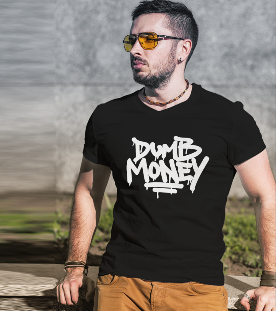 Dumb Money Graffiti Drip T-Shirt