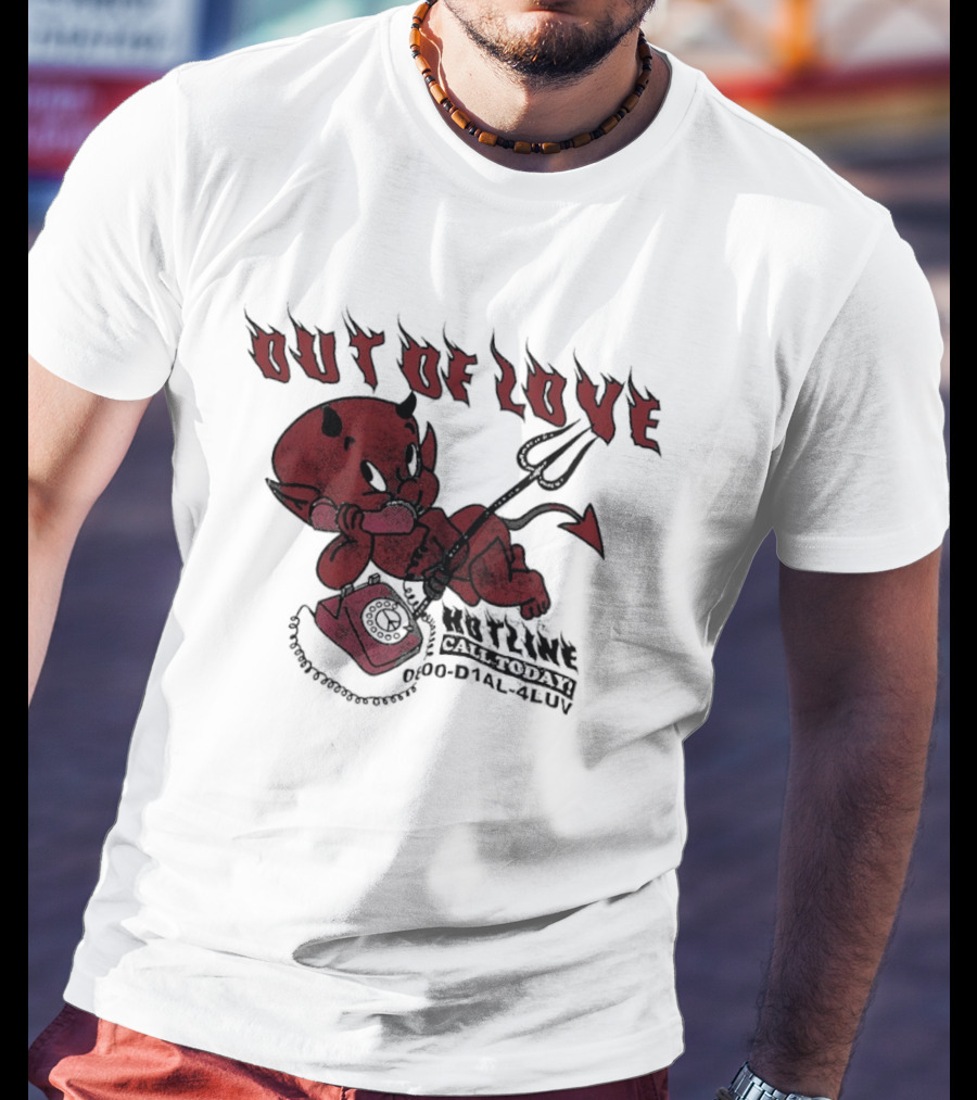 Out Of Love Hot Stuff The Little Devil Phone Comic T-Shirt