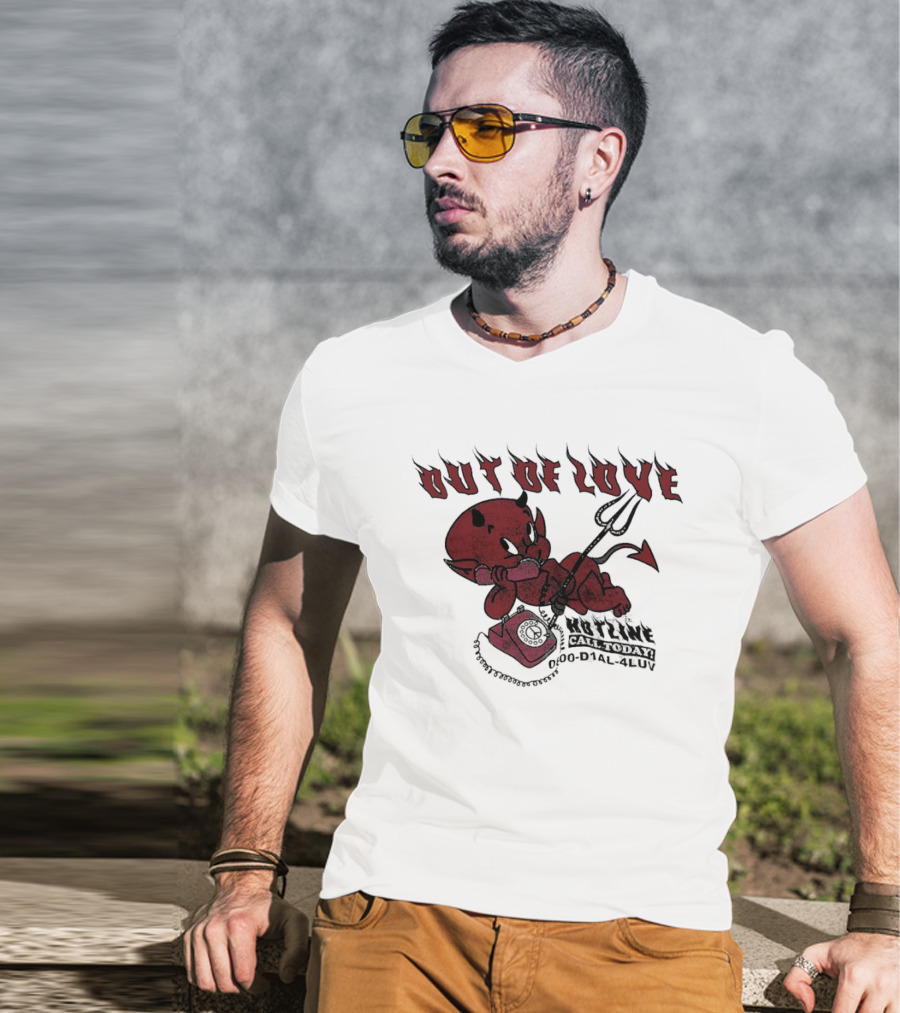 Out Of Love Hot Stuff The Little Devil Phone Comic T-Shirt