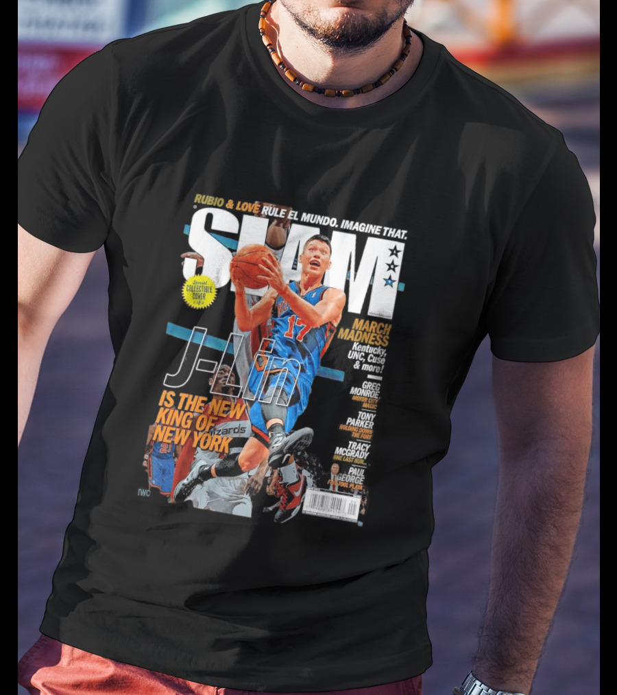 SLAM J Lin Is The New King Of New York Special Collectible Cover T-Shirt