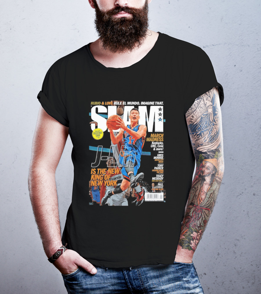 SLAM J Lin Is The New King Of New York Special Collectible Cover T-Shirt