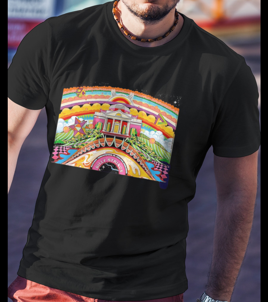 Billy Strings Charlottesville Virginia 2026 Night 1 Gig John Paul Jones Colorful Psychedelic T-Shirt