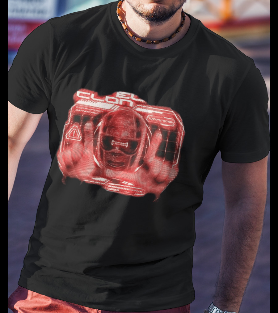 El Clon Warning Corruption Detected Red Alert Image T-Shirt