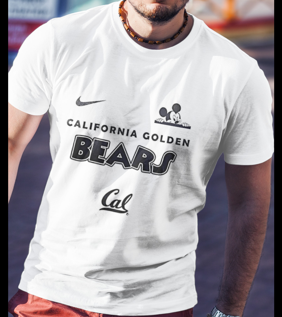 Nike California Golden Bears Mickey Mouse Cal T-Shirt