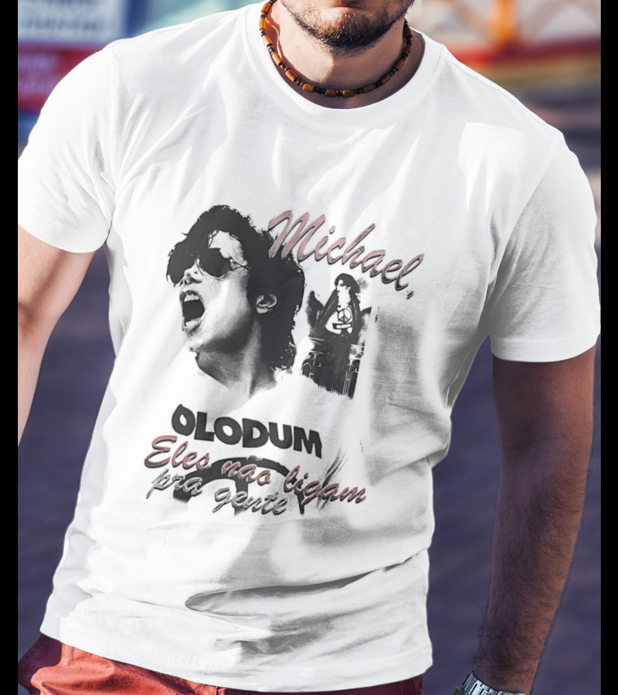 Michael Jacks King Of Pop 2026 Olodum Eles Nao Ligam Kra Gente T-Shirt