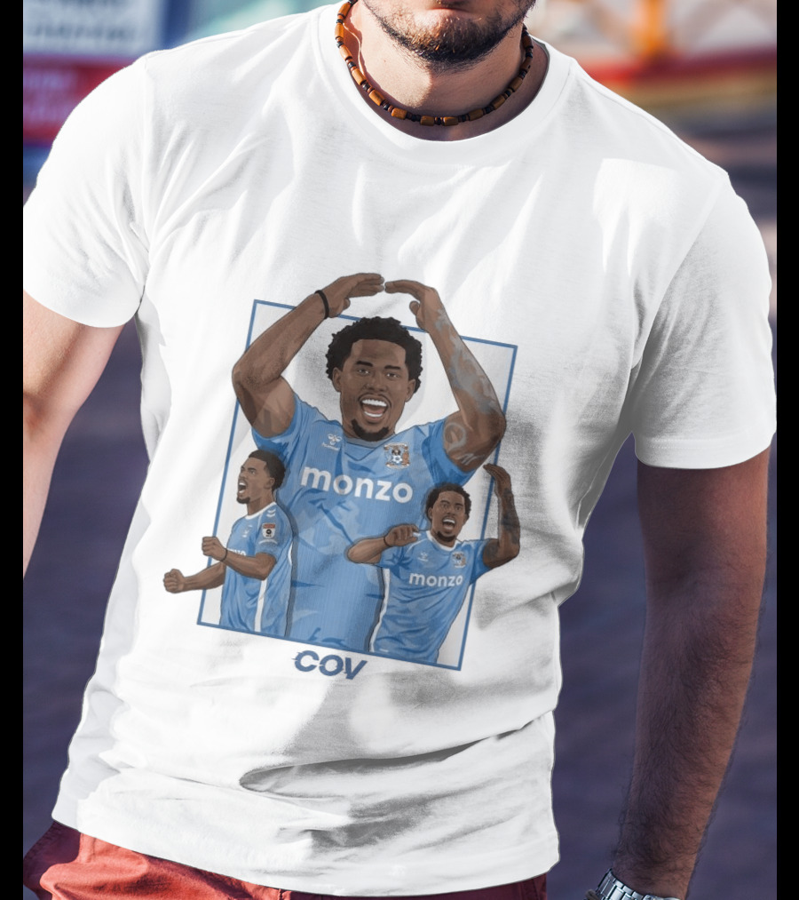 Milan Van Ewijk Coventry City FC Monzo We Are Back Premier League T-Shirt