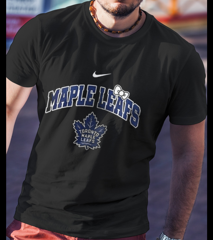 Toronto Maple Leafs Hello Kitty Collaboration Nike Collection T-Shirt