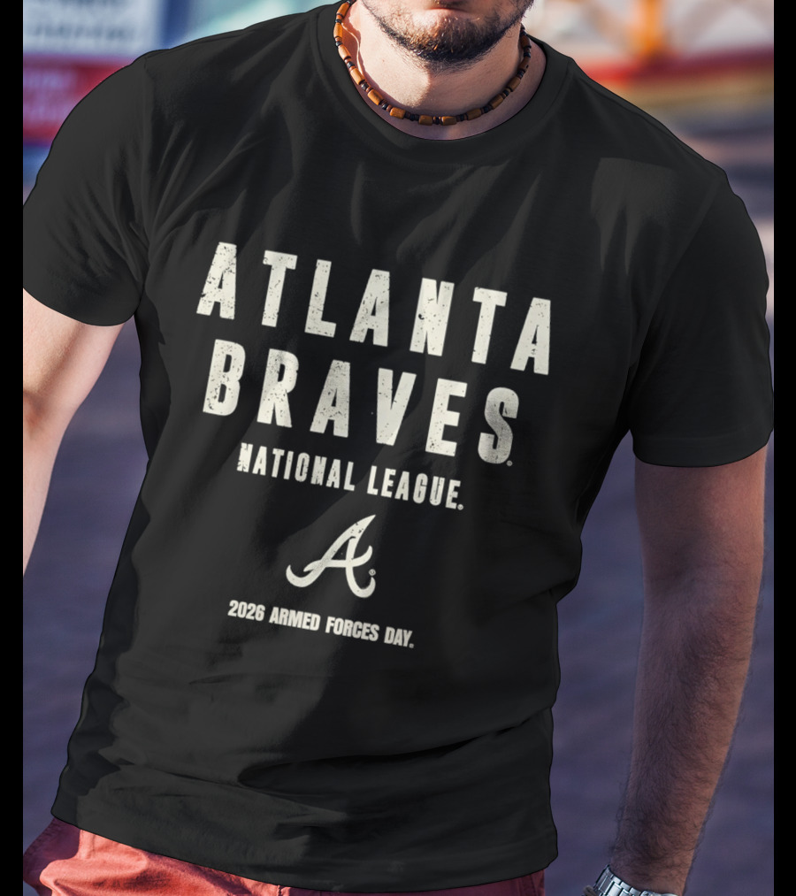Atlanta Braves National League 2026 Armed Forces Day T-Shirt