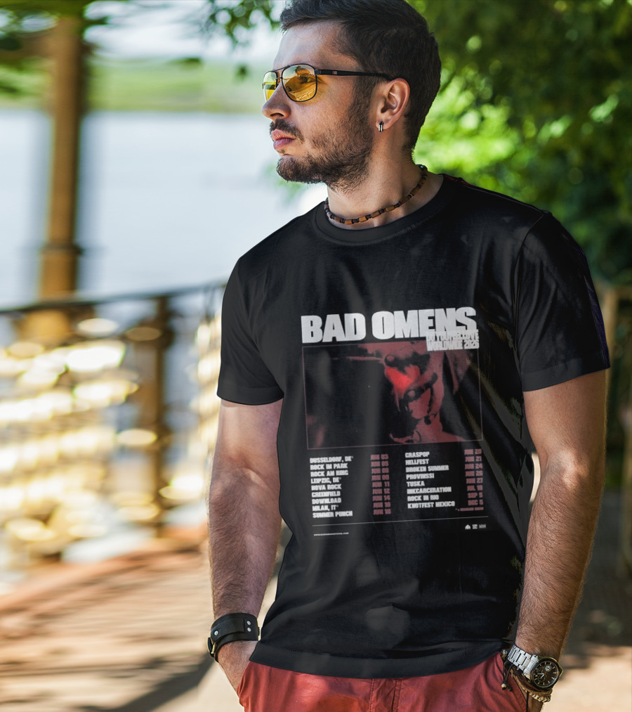 Bad Omens 2026 Worldwide Tour Dates T-Shirt