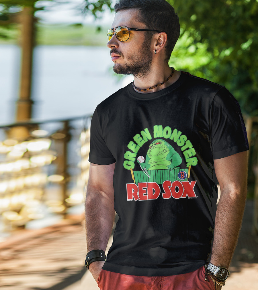 Boston Red Sox Green Monster Star Wars Hutt Baseball T-Shirt