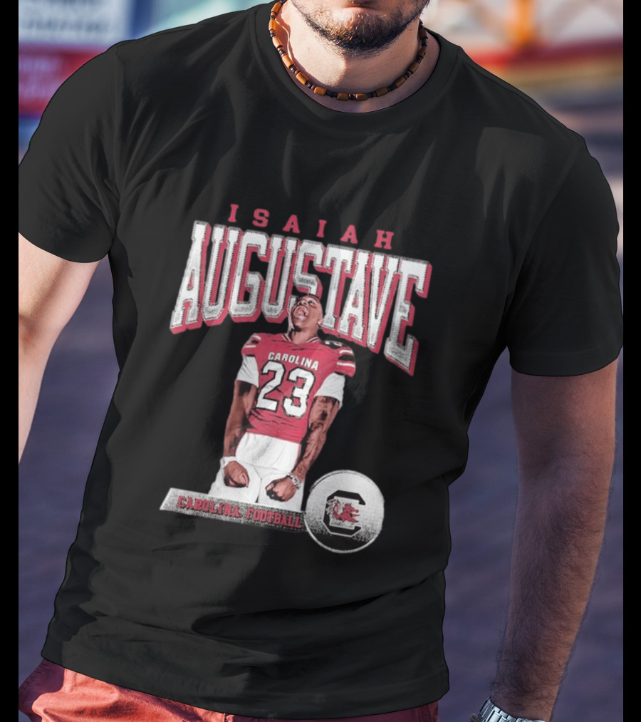 Isaiah Augustave Carolina Football 2026 Player 23 T-Shirt
