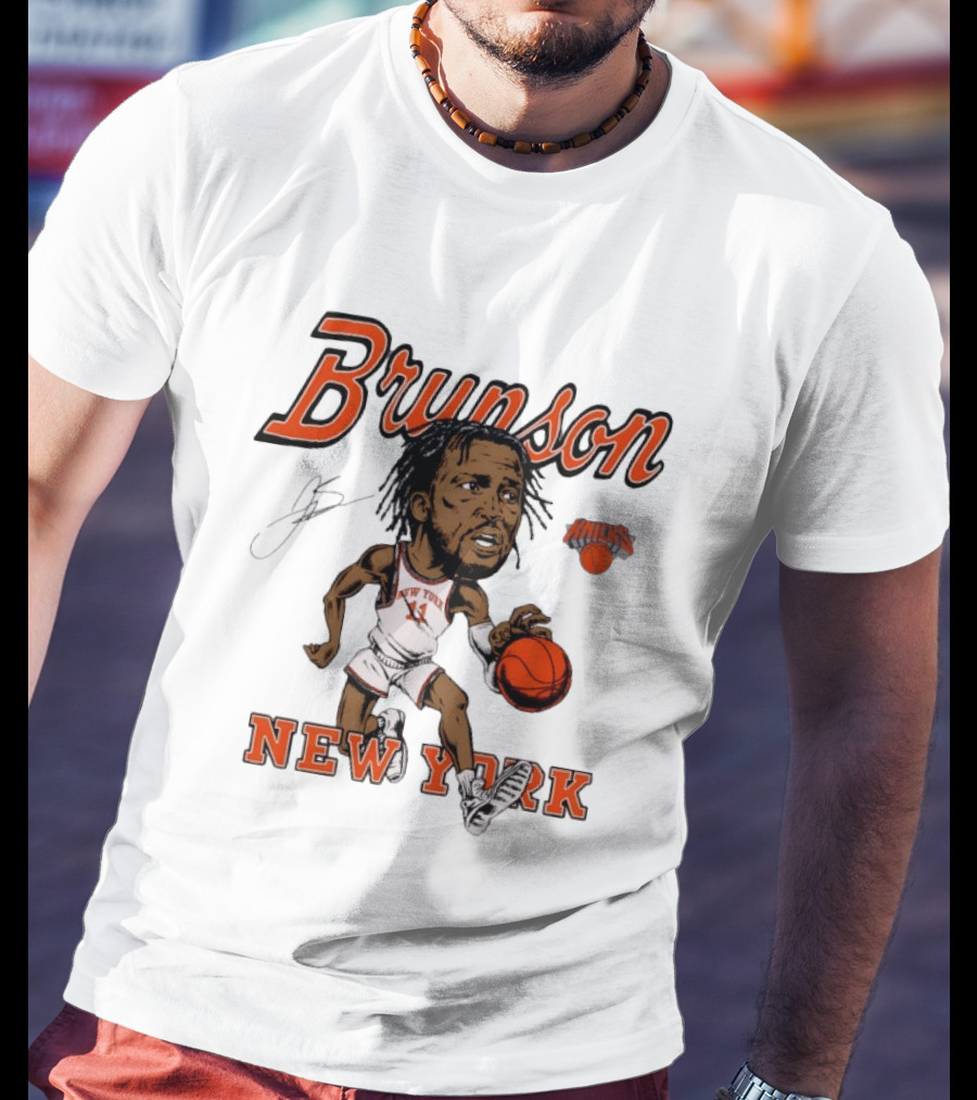 Brunson New York Knicks Basketball Player Tri Blend T-Shirt