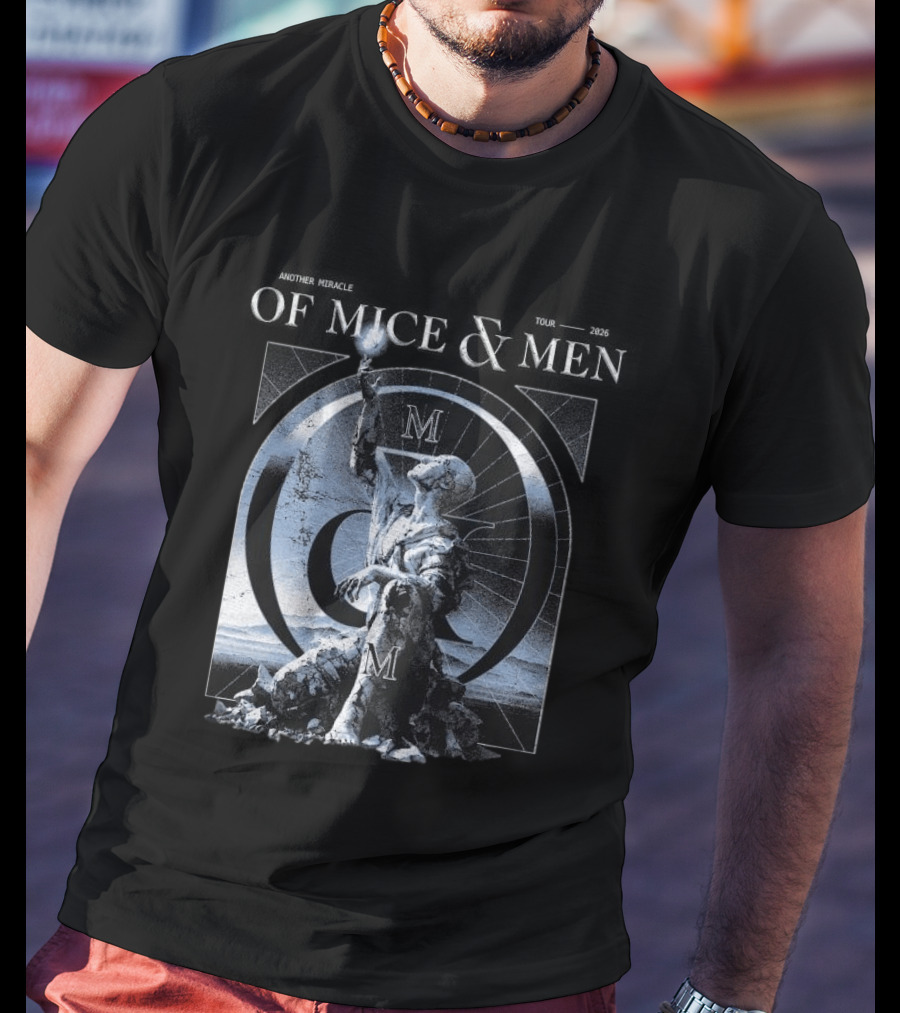 Of Mice & Men Another Miracle Tour 2026 Australia Dates And Locations T-Shirt