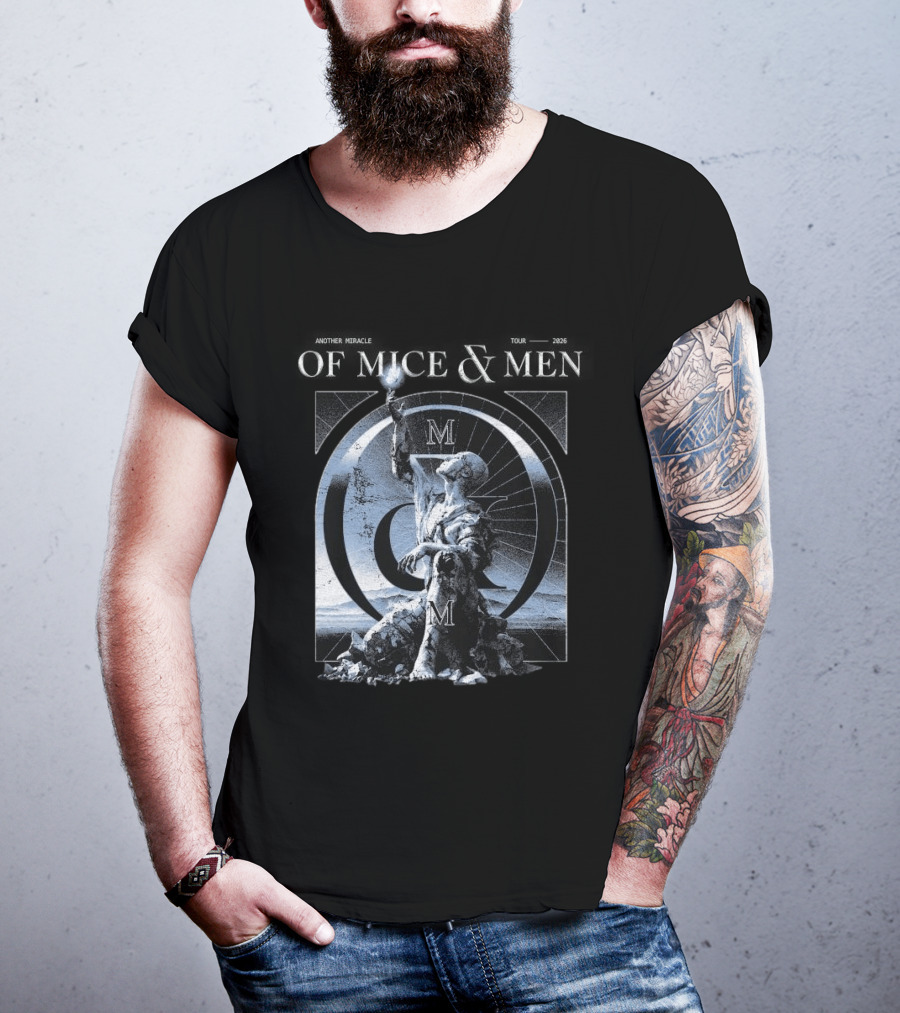 Of Mice & Men Another Miracle Tour 2026 Australia Dates And Locations T-Shirt