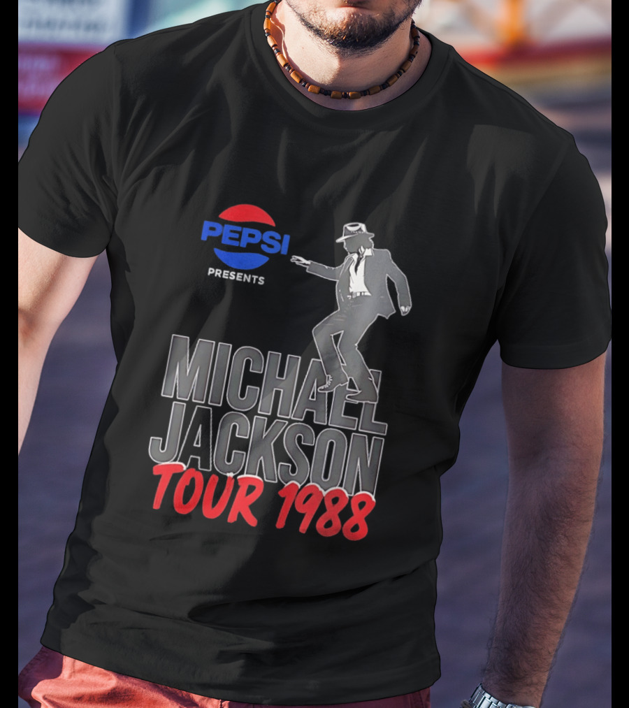 Pepsi Presents Michael Jackson Tour 1988 T-Shirt